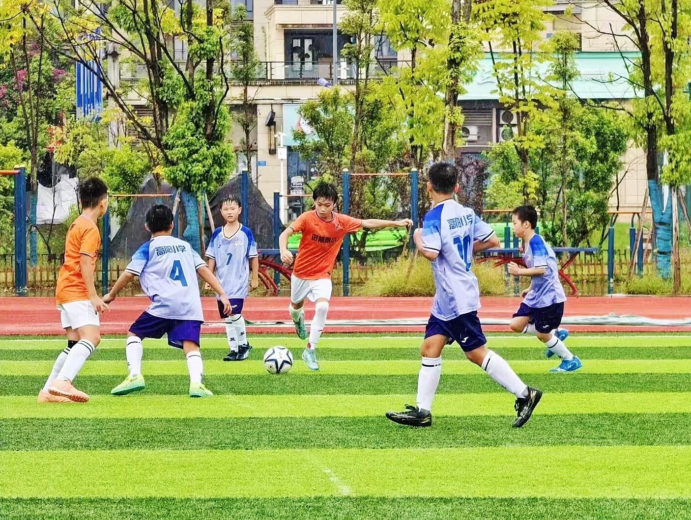 合川区第八届中小学生足球比赛落幕