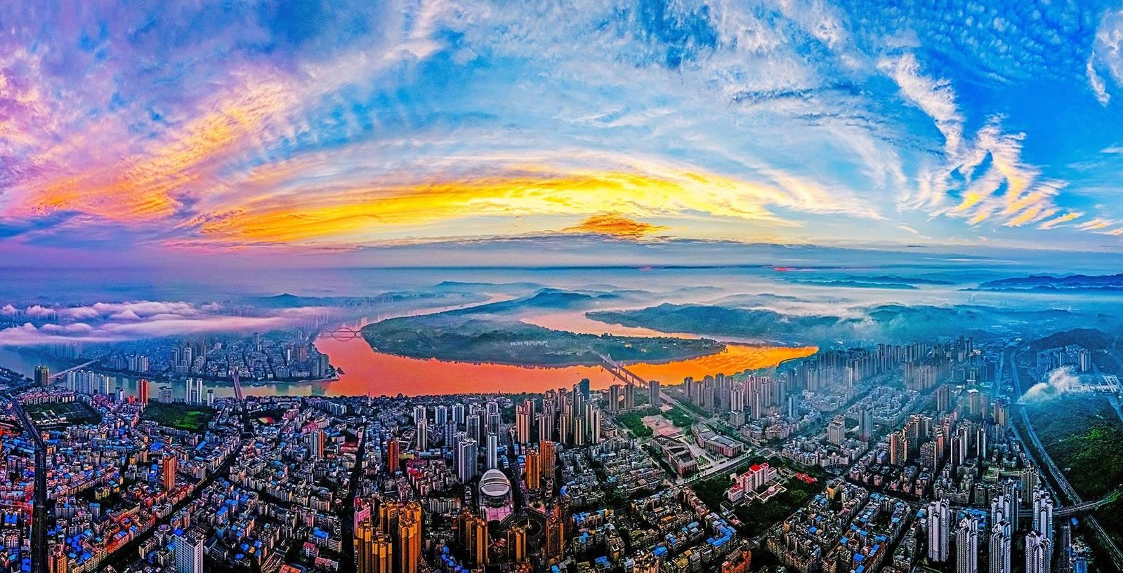 图片新闻|一览江天阔