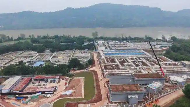 合川污水处理厂三期扩建工程建设进度条刷新