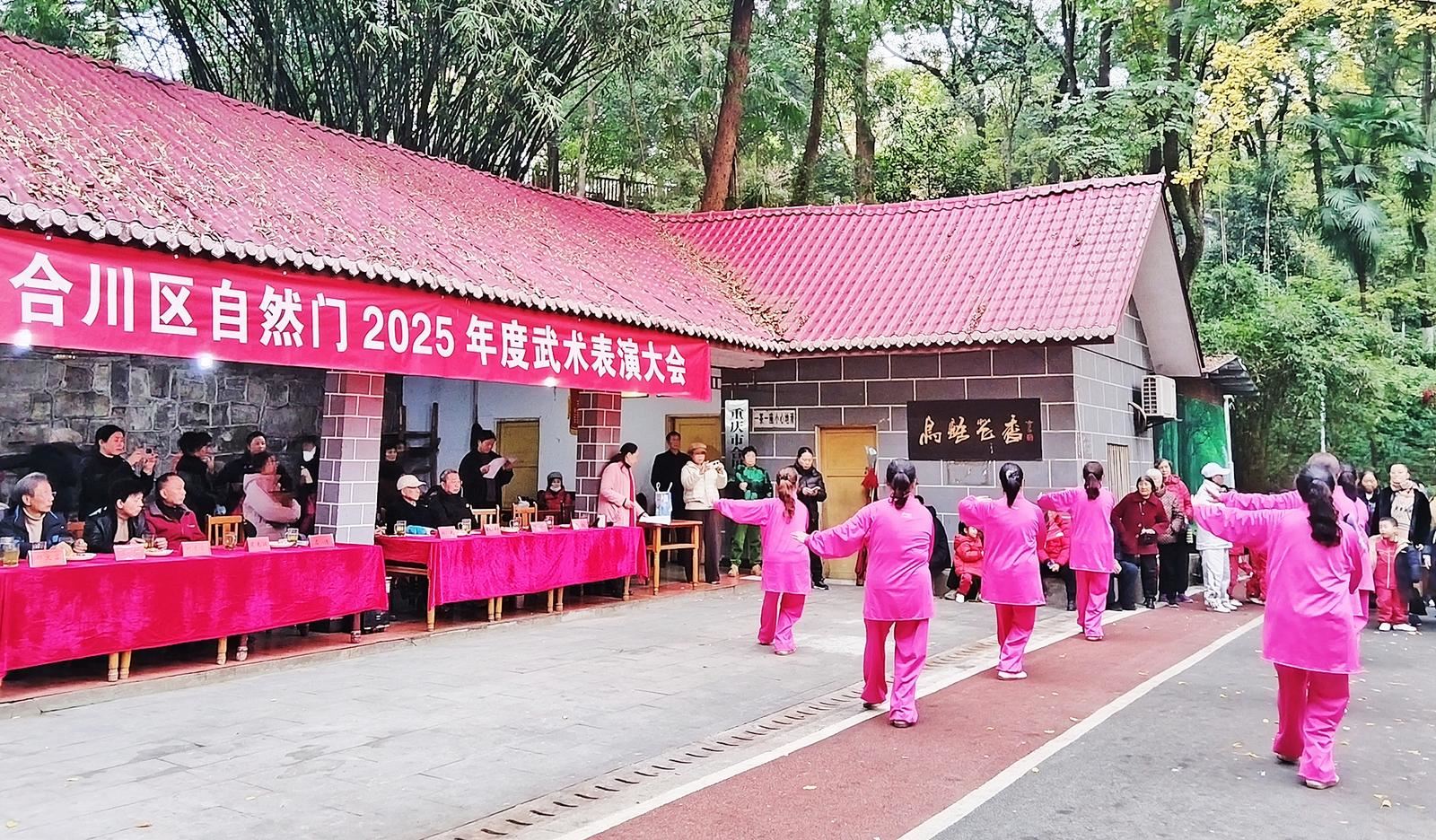 合川自然门2025年度武术表演大会举行