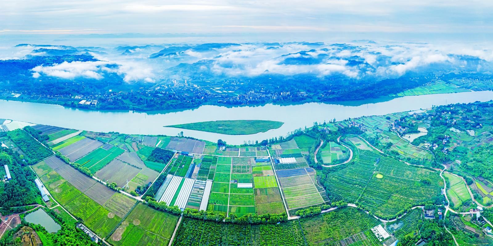 图片新闻|田园江景