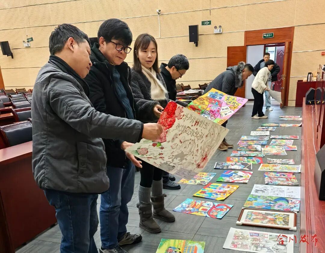 910余幅作品！合川孩子用画笔描绘心中的“法”