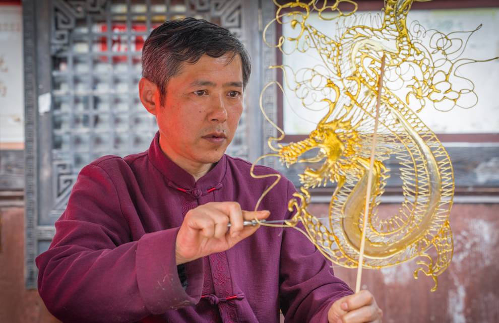 合川糖画，一抹一画勾勒“甜蜜”年味