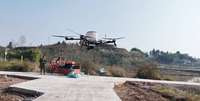 无人机“上岗”！合川二郎镇稻虾养殖开启“加速度”